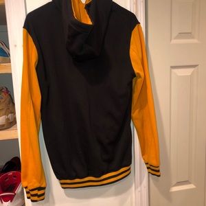 Yellow and Black button up jacket